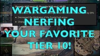 WarGaming Nerfing Your Favorite Tier 10 Soon!