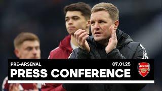 PRESS CONFERENCE | Eddie Howe pre-Arsenal (A) | Carabao Cup Semi-Final