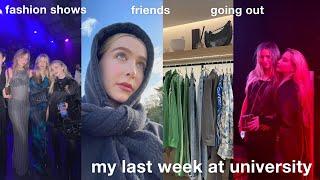 the end of my first year at university | fashion shows & going out