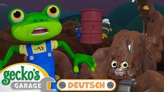 Baggers Schlammiges Problem | 90-minütige Zusammenstellung｜Geckos Garage Deutsch｜LKW für Kinder ️