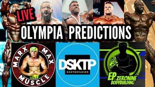 LIVE Olympia Predictions 2 Weeks Out | Ft. Desktop Bodybuilding & Marx Max Muscle