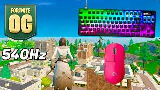 SteelSeries Apex Pro TKL ASMR  Fortnite OG Reload  Satisfying Keyboard Fortnite 360 FPS 4K