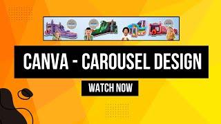 Canva carousel tutorial for party rental business operators
