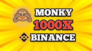 GRAND NEWS $MONKY COIN BINANCE LISTING || MONEY PRICE PREDICTION 2025 || 1000X ????