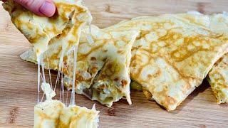 CRÊPES SALÉES MOELLEUSES GARNIES D’UNE FAÇON ORIGINALE - Facile et rapide. Deli cuisine