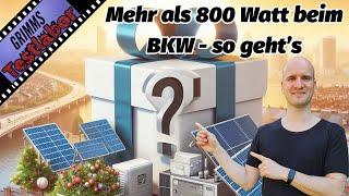 Mit dem BKW +2.000 Watt im Haushalt nutzen