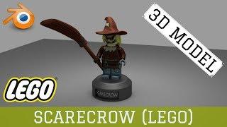 Lego Characters (SCARECROW) - 3D Model #13