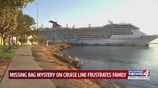 Missing bag mystery on cruise line frustrates family