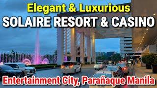 SOLAIRE RESORT TOUR in Entertainment City Manila | Elegant & Luxurious Hotel & Casino in Philippines