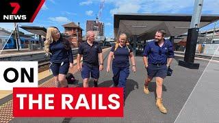 A family affair as Metro Trains kicks off its summer recruiting drive | 7NEWS