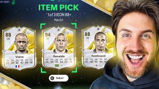 I Opened The First 88+ Icon Player Picks in FC 25!!