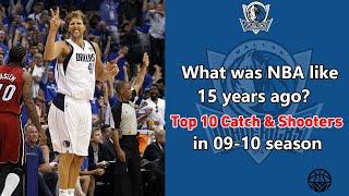 Prime Dirk Nowitzki was unstoppable！Top 10 Catch&shoot Scorers in 09-10 season