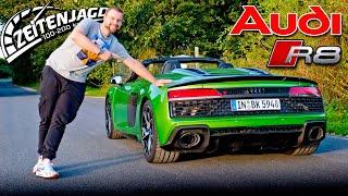 Audi R8 Spyder Performance – Das V10 Feuerwerk mit 620PS - Zeitenjagd + Soundcheck!