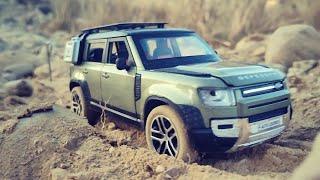 Off-roading By Diecast Model Of Land Rover Defender | Diecast Cars India | Model Cars | Auto Legends