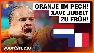 Niederlande – Frankreich Highlights | UEFA EURO 2024 | sportstudio