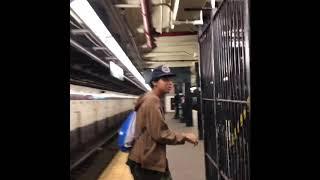 CARLOS SANTIAGO PRESSED BY 7 WARRIORS OUT OF 168TH ST STATION!