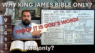 Why King James Only? #kjv #kjb #kingjames #kjvonlyism #kjvonly #kjvbible #kjvscripture #kjvoice