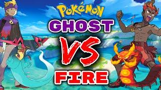 We Only Catch GHOST or FIRE Type Pokemon... Then We FIGHT!