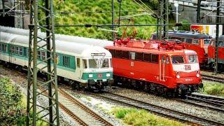 Classic german regional train from the late nineties (Brawa) on my modelrailway