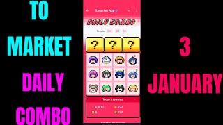 Tomarket Combo Today | Tomarket Daily Combo Card 3 January | Tomarket Airdrop | Tomarket Daily Combo