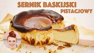 Kremowy i pistacjowy Sernik Baskijski! | SUGARLADY