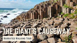 THE GIANT'S CAUSEWAY | 4K Narrated Walking Tour | Let's Walk 2022