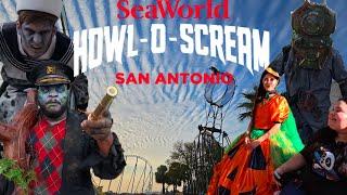 Howl-O-Scream 2024 Grand Opening! Check it Out! Seaworld San Antonio