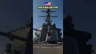 Deadliest Mark 45 Can Fire Dozen High-Explosive of Shells From Navy Ships #shorts