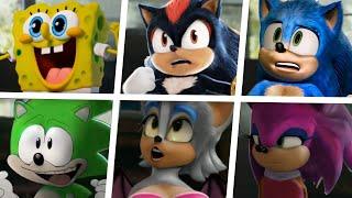 Sonic The Hedgehog Movie, Cartoon Friends, Sonic or Friends