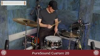 PureSound Custom 20 Steel Snare Wire Demo