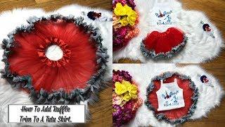 Easy and Fast How To Create Ruffle Trim Tutu Skirt Look. 5 min alternative