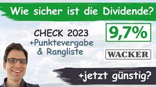 Wacker Chemie Aktienanalyse 2023: Wie sicher ist die Dividende? (+günstig bewertet?)