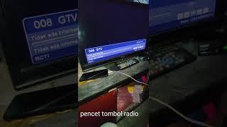 stb setopbok salah pencet gambar hilang tampil hanya 001 ews, tekan tombol radio diremot STB