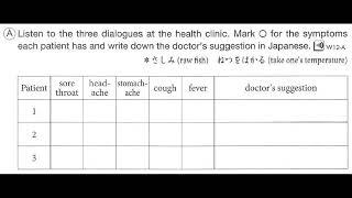 Lesson12: A Genki Listening Comprehension