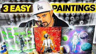 3 Spray Paint Art Tutorials You HAVE to Master - With characters from PUBG MOBILE!