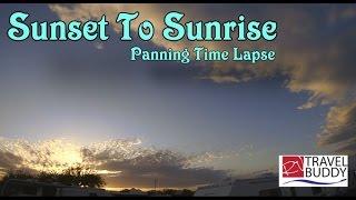 Sunset To Sunrise Panning Time Lapse | RV Park | RV Travel Buddy #timelapse