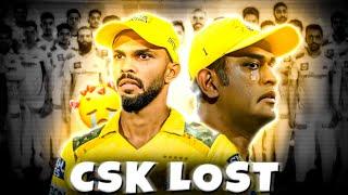 CSK LOST SAD WHATSHAPP STATUS  | CSK NOT QUALIFIED  | RCB VS CSK IPL 2024 |