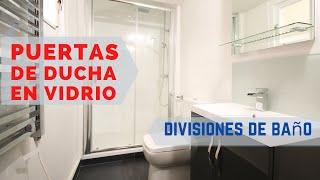 Puerta de DUCHA en Vidrio   Divisiones de Baño