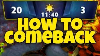 How to comeback when you lose EVERYTHING in Dota 2