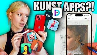 Künstlerin TESTET KUNST APPS!