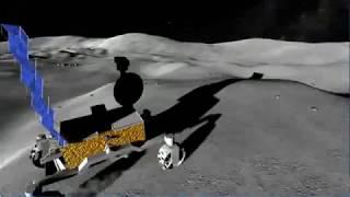 Virtual Reality LUVMI rover exploring the moon