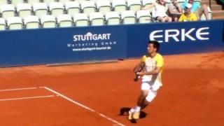 Mercedes Cup 2010 Björn Phau plays a point against Marco Chiudinelli [HD]