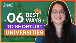 How To Shortlist Universities for MS in US | University Shortlisting Tips | Yocket