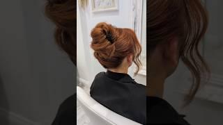 Hair tutorial - high up hair style  #hairvideo #hairtutorial #hairinspo #weddinghait