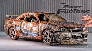 Restoration Abandoned Nissan Skyline GT-R R34