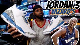 JORDAN RETRO 3 "WIZARDS" REVIEW....WORTH THE RESELL?
