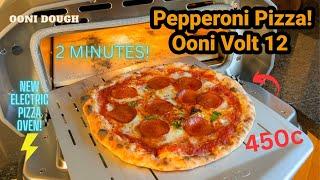 Use the Electric Ooni Volt 12 ️to Make a 2 Minute PEPPERONI Pizza!