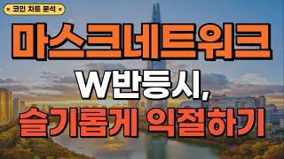 마스크네트워크 - W반등시, 슬기롭게 익절 기회 노려봅시다.