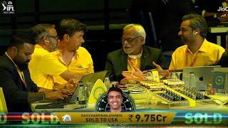 Ravichandran Ashwin & Rachin Ravindra To CSK  IPL 2025 Mega Auction Live