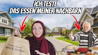 Ich esse die Food Favoriten von meinen Nachbarn | Noch nie gegessen | Online SupermarktTaste Test